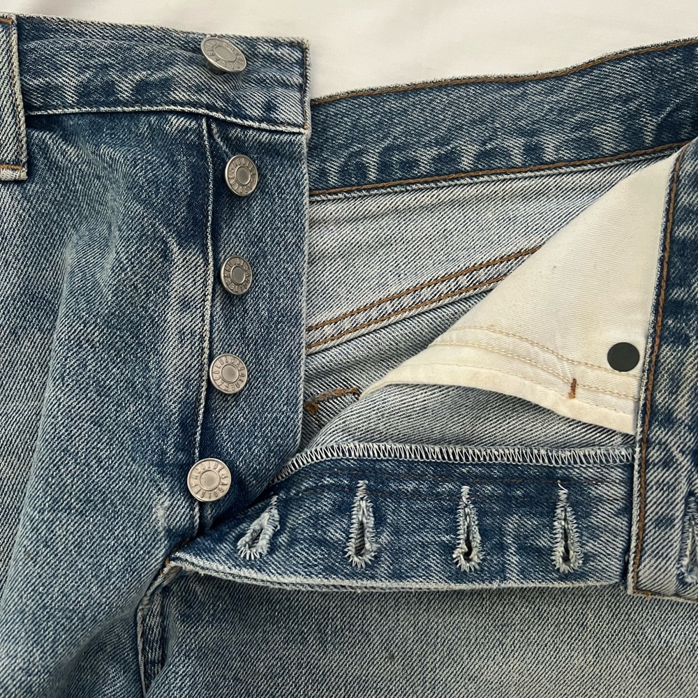 Agolde Classic Blue Denim Jean Shorts size 26